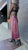 94517 Berry Vegan Leather Wrap Skirt