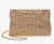 Rose Gold Rhinestone Clutch