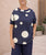 S26183 Navy Polka Dot Top