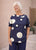 S26183 Navy Polka Dot Top