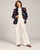 34015 Sabina Navy Floral Blazer