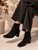 Valina Black Dot Patent Boot