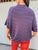 766136 Grape Knit Oversized Top