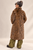 Jollie Animal Print Faux Fur knee Length Coat