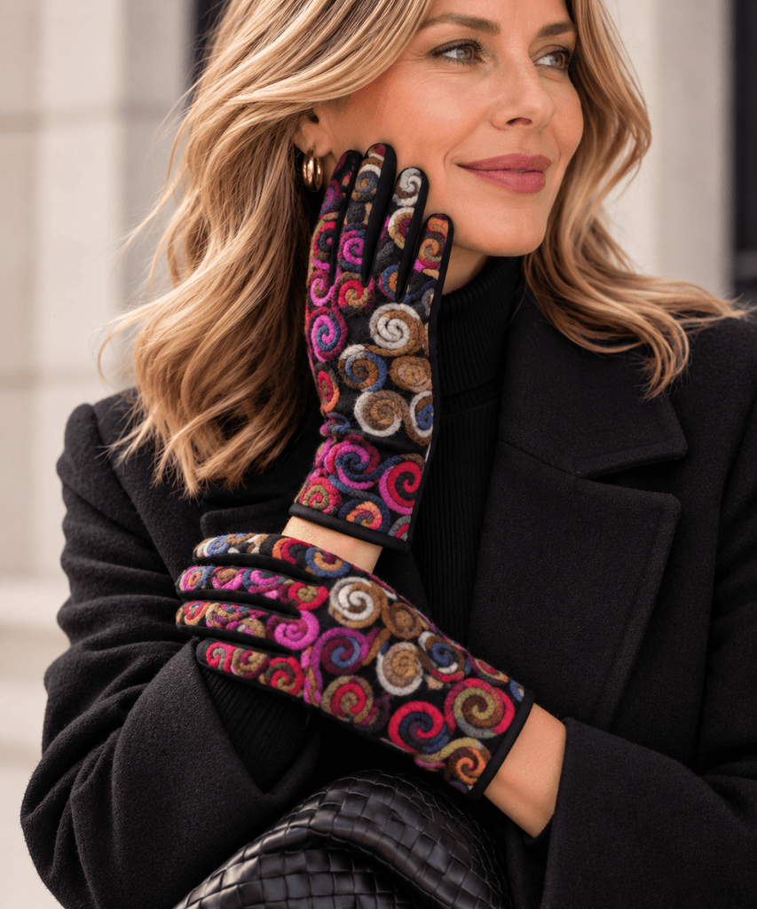 Anita Swirel Stretch Gloves Multi One Size