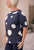 S26183 Navy Polka Dot Top