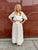 85786 Cream Texture Skirt