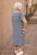 FO8180 Navy Stripe Mix Dress