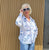 24-59 Cotton Floral Button Up Shirt