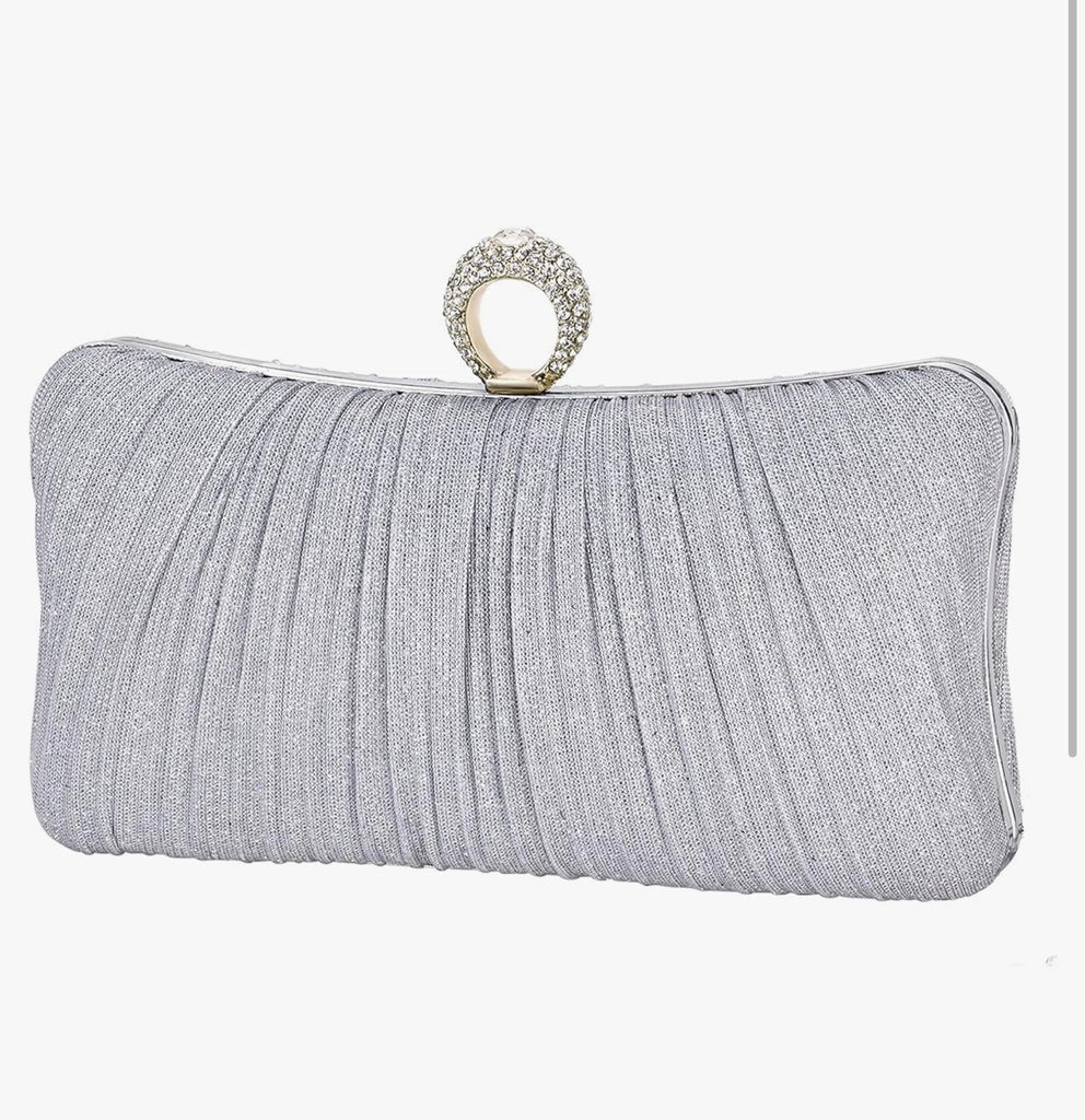 Silver Finger Ring Clutch