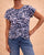 FO8258 Navy/White Do The Twist Top