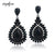 Vintage Black Drop Earrings