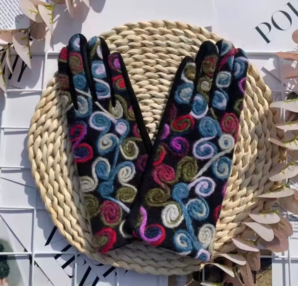 Anita Swirel Stretch Gloves Mix