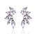 Silver Rhinestone Mini Cluster Earring