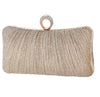 20239-Finger Ring Champagne Clutch