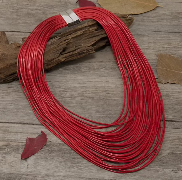 Red String Necklace