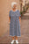 FO8180 Navy Stripe Mix Dress