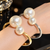 Carole Pearl Gold Bracelette