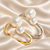 Carole Pearl Gold Bracelette