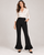 33783 Black Pull On Volante Trouser