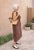 S26509 Brown Sleeveless Dress