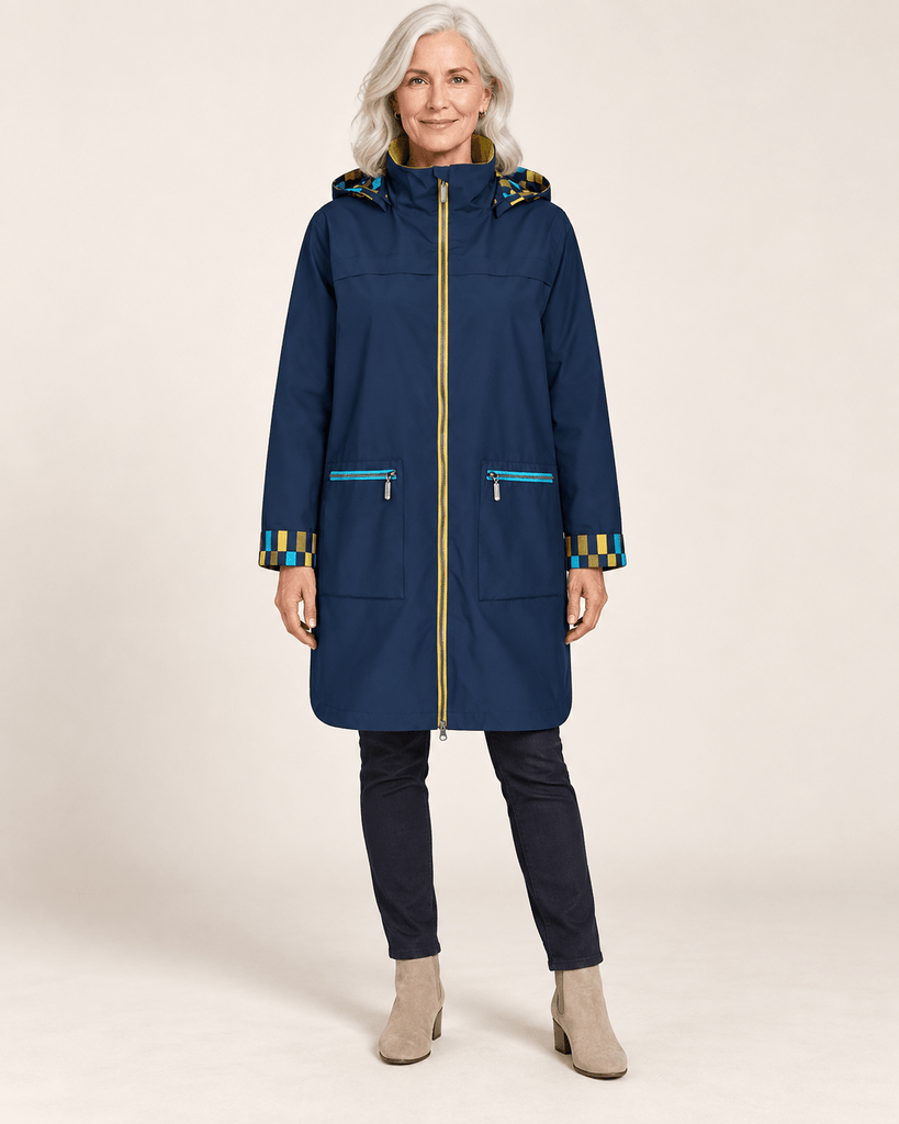 Jodie Navy WATERPROOF Raincoat