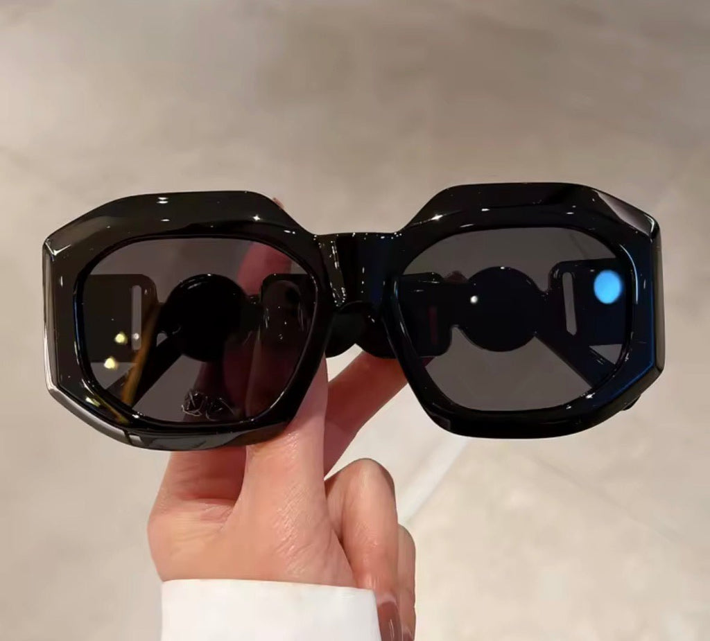 Square Black Gem Sunglasses