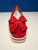 Marta Red Low Wedge