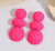 Jake Pink Drop Modern Earrings