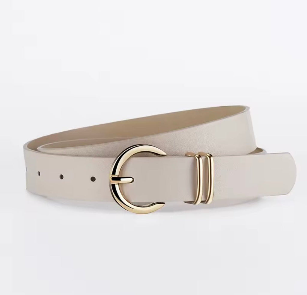 Sand Gold Round Belt