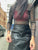 Moto Vegan Leather Skirt