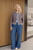 80714 Blue Multi Fringe Jacket