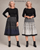 LLW13364 Reversible Longero Black Mix Skirt
