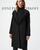 263912 Thigh Length Black Fringe  Coat