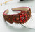 Rose Red Crystal Headband