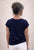 FO8258 Navy Do The Twist Top
