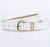 Cream Gold Round Belt