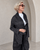 777037 Black Jacket w/ removable scarf