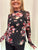 Black Floral Mesh Underpining