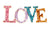 LOVE Jeweled Brooch