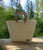 Elena Banana Recycled Tote/Wood Handle
