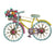 Blue Multi Bicycle Brooch