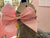 Ankle Bow Light Grey & Pink Sock