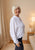 FO8233 White Linen Jacket