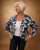 FO8321 Navy Mix Gather Together Top