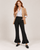 33783 Black Pull On Volante Trouser