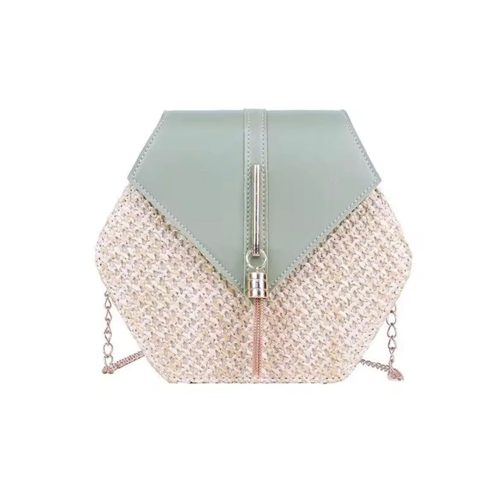 Rattan Hexagon Sage Bag