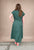FO8241 Green Festival Event Dress