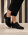 Kenulas Black Suede Flat