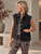 777013 Black Denim Vest